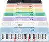 The ONE Smart Keyboard COLOR 61 Keys - Learn Piano!