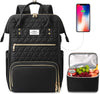 2-in-1 Laptop & Lunch Backpack w/ USB Port