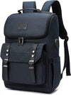 YALUNDISI Vintage Backpack: USB Port, Laptop Bag
