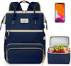 2-in-1 Laptop & Lunch Backpack w/ USB Port